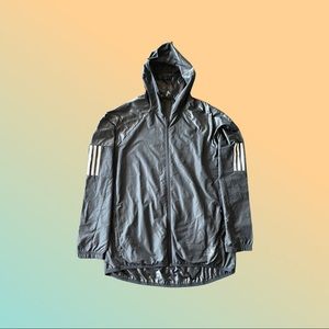 Adidas black windbreaker